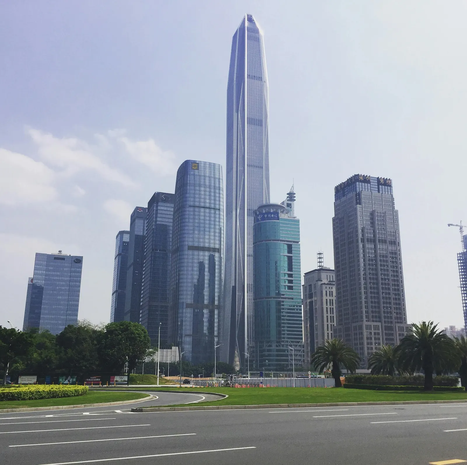 Shenzhen city skyline, home port of LHD International Logistics