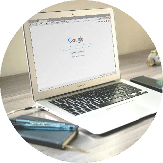 Laptop showing the Taobao marketplace used for product sourcing